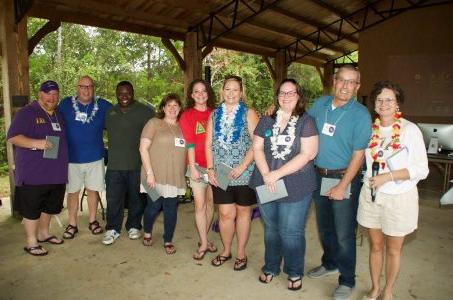 Greek Alumni award group